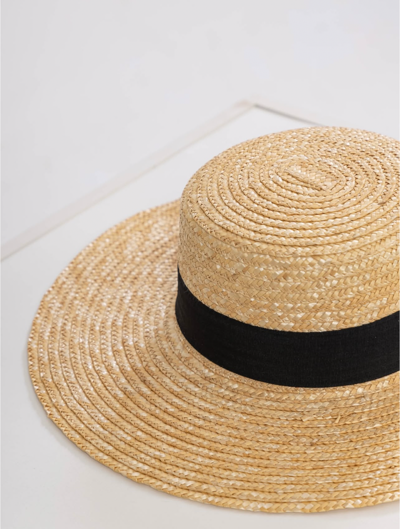Canotier large