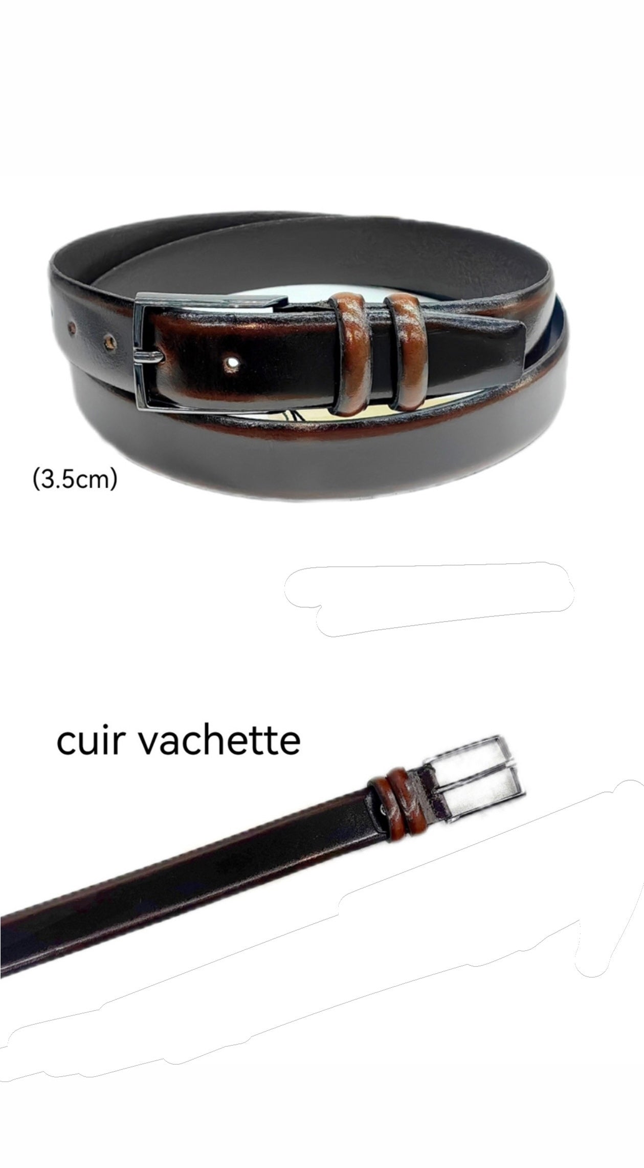 Ceinture Cuir Italienne