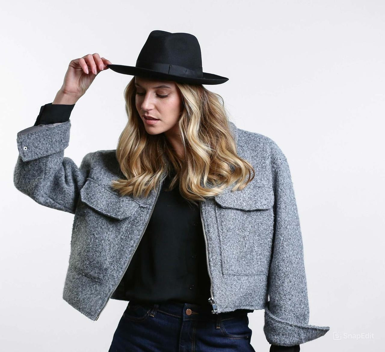 Fedora en Poile de  Lapin